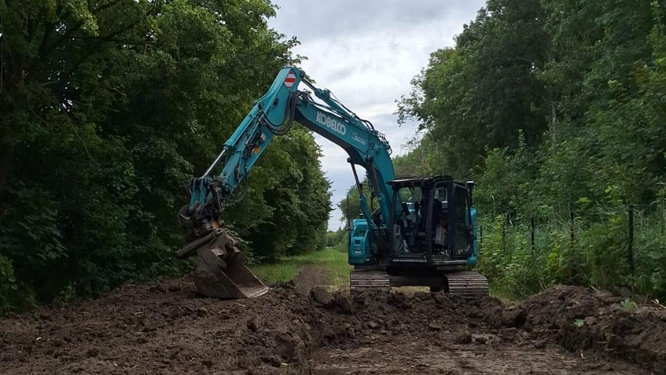 Aan het werk op locatie in Flevoland